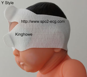 China Größe justierbare der y-Form-medizinische Augen-Masken-24-33cm bequem für Baby fournisseur