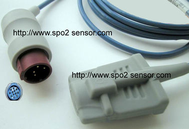 China Kontron 7138,7840,7845 - Sensor spo2, Grau- oder bulekabel, ringsum Stift 6 fournisseur