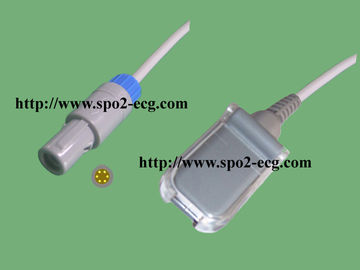 China Hellgraues CER Pulsoximeter-Kabel Redel 6 Zusätze Pin-medizinischen Geräts fournisseur