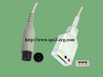 China Mindray-Elektroden-Anschlussleitungen einteilig mit 6 - Pin-Verbindungsstück, TPU-Material fournisseur