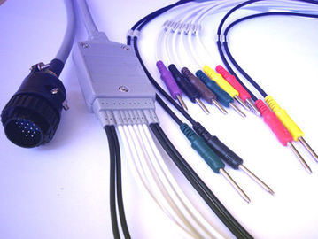 China Zusatz-Kabel Iec AHA Kanz Ekg weiche und dauerhafte fester Leiter-Art fournisseur