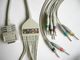 Chirurgischer Plastik-EKG EK-10 Maschinen-Kabel-Einzelstück Iec und AHA fournisseur
