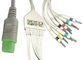 Chirurgische Plastik-EKG Kabel-lange Schrauben Schnell-Iec mit dem Defibrillation, ungiftig fournisseur