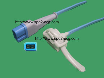 China Finger-Klipp 10 Spacelabs erwachsener Sensor-Spo2 Pin für Krankenhaus-graues Blau-Farbe fournisseur