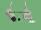 Medizinische Kabel-einteiliger Runde 6 LL-Art-ECG Pin kein Widerstand fournisseur
