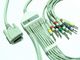 Einteilige Anschlussleitungen EKG TPU 3/5 Führung 3,6 Meter-Längen-Blau-Draht fournisseur