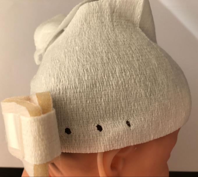 Nichtgewebtes Gewebe-absorbieren Säuglingsbaby-Hüte Schweiß für Kopfschutz