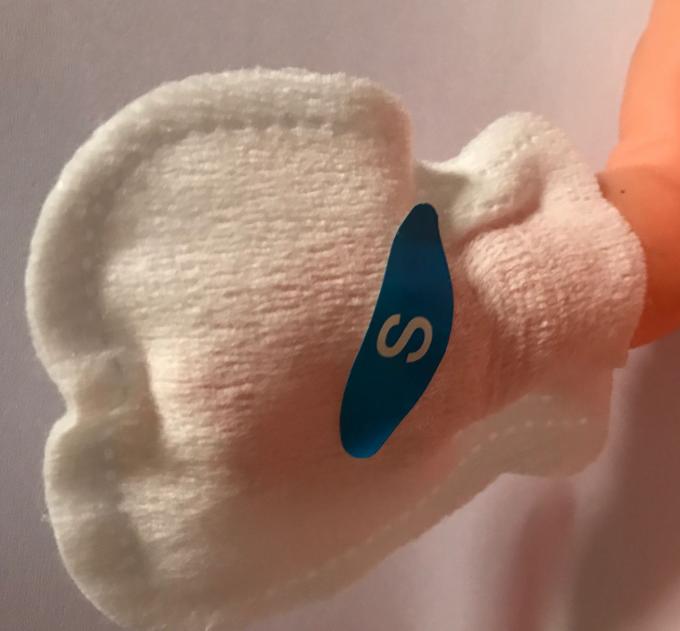 S L Größen-einzigartige Art-Baby-Pflegemittel für neugeborene Gewebe-Gummiband-Handschuhe